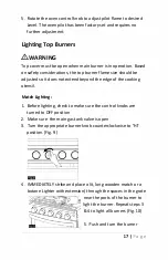 Preview for 17 page of Greystone CF-RV17 Instruction Manual