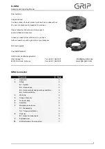 Grip G-SWA Assembly And Operating Manual preview