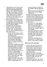 Preview for 9 page of Grizzly Tools 28528416 Translation Of The Original Instructions For Use