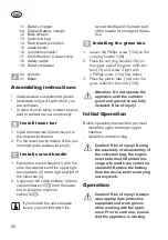 Preview for 26 page of Grizzly Tools 28528416 Translation Of The Original Instructions For Use