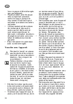 Preview for 52 page of Grizzly Tools 28528416 Translation Of The Original Instructions For Use