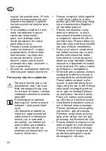 Preview for 82 page of Grizzly Tools 28528416 Translation Of The Original Instructions For Use