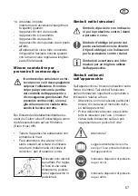 Preview for 67 page of Grizzly Tools 72035302 Translation Of The Original Instructions For Use