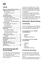 Preview for 4 page of Grizzly Tools ALB 2420 Lion Translation Of The Original Instructions For Use