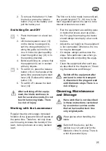 Preview for 25 page of Grizzly Tools ARM 2433-21 Translation Of The Original Instructions For Use