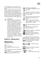 Preview for 47 page of Grizzly Tools BRM 46-125 BSA Translation Of The Original Instructions For Use