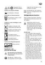 Preview for 67 page of Grizzly Tools BRM 46-125 BSA Translation Of The Original Instructions For Use