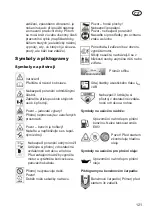 Preview for 121 page of Grizzly Tools BRM 46-125 BSA Translation Of The Original Instructions For Use