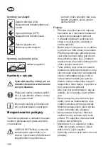 Preview for 122 page of Grizzly Tools BRM 46-125 BSA Translation Of The Original Instructions For Use