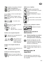 Preview for 175 page of Grizzly Tools BRM 46-125 BSA Translation Of The Original Instructions For Use