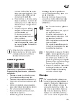 Preview for 181 page of Grizzly Tools BRM 46-125 BSA Translation Of The Original Instructions For Use