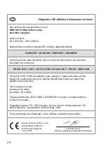 Preview for 218 page of Grizzly Tools BRM 46-150 BSA InStart Translation Of The Original Instructions For Use