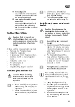 Preview for 85 page of Grizzly Tools BRM 46-160 HA Translation Of The Original Instructions For Use