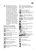 Preview for 9 page of Grizzly Tools BRM 56-163 BSA Q-360 Translation Of The Original Instructions For Use