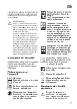 Preview for 21 page of Grizzly Tools ERM 1500-33 LF Translation Of The Original Instructions For Use