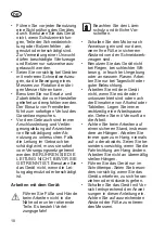 Preview for 10 page of Grizzly Tools ERM 1600-34 L Translation Of The Original Instructions For Use