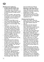 Preview for 12 page of Grizzly Tools ERM 1600-34 L Translation Of The Original Instructions For Use