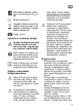 Preview for 73 page of Grizzly Tools ERM 1600-34 L Translation Of The Original Instructions For Use