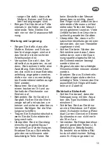 Preview for 13 page of Grizzly Tools ERM 1743-20 Translation Of The Original Instructions For Use