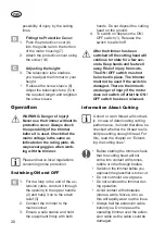 Preview for 20 page of Grizzly Tools ERT 3525 Translation Of The Original Instructions For Use