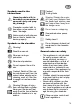 Preview for 79 page of Grizzly Tools GHS 2842 B Original Instructions For Use