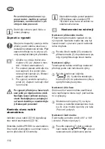 Preview for 114 page of Grizzly CT 1800 Li Instructions For Use Manual