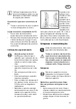 Preview for 61 page of Grizzly ERT 450/8 Translation Of The Original Instructions For Use