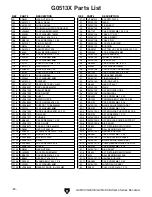 Preview for 80 page of Grizzly EXTREME G0513X Owner'S Manual