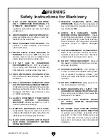 Preview for 21 page of Grizzly G0490 Owner'S Manual