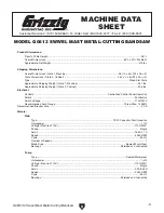 Preview for 5 page of Grizzly G0613 Owner'S Manual