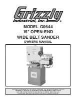 Grizzly G0644 Owner'S Manual preview