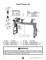 Preview for 48 page of Grizzly G0698 Owner'S Manual