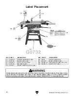 Preview for 84 page of Grizzly G0732 Owner'S Manual