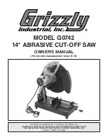 Preview for 1 page of Grizzly G0742 Owner'S Manual