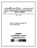 Preview for 8 page of Grizzly G0768Z Manual