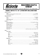 Preview for 21 page of Grizzly G0768Z Manual