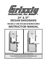 Grizzly G3619 Instruction Manual preview