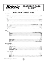 Preview for 5 page of Grizzly G8690 Owner'S Manual