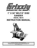 Preview for 1 page of Grizzly H6070 Instruction Manual