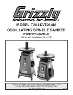 Grizzly T26417 Owner'S Manual preview