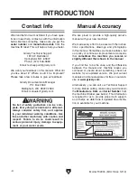 Preview for 4 page of Grizzly T30945 Owner'S Manual