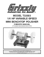 Preview for 1 page of Grizzly T32003 Owner'S Manual