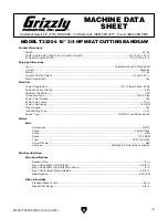 Preview for 7 page of Grizzly T32304 Owner'S Manual