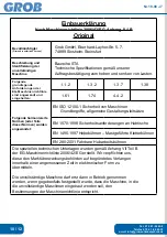 Preview for 10 page of Grob 7-JC60DN-100-03 Operating Instructions Manual