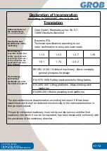 Preview for 11 page of Grob 7-JC60DN-100-03 Operating Instructions Manual