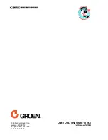 Preview for 44 page of Groen OM-TDB/7 Operator'S Manual