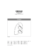 Grohe Chiara 19 159 Manual preview