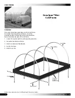 Preview for 6 page of GrowSpan 105148 Manual