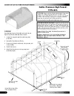 Preview for 8 page of GrowSpan Gothic Premium 108179H Manual