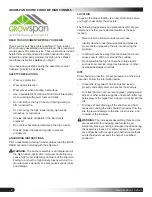 Preview for 2 page of GrowSpan PB01670R6 Manual